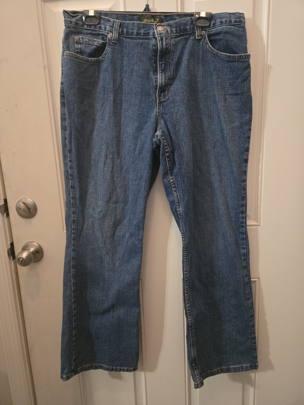 Y2K Eddie Bauer Medium Blue Bootcut Women's Jeans Size 14P